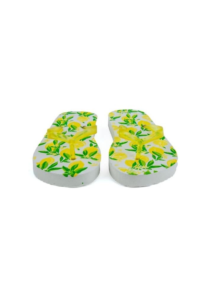 DAISO Lemon Beach Sandals - Yellow, US 13 / EU 31 - Image 2